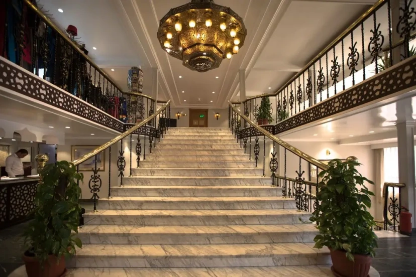 Lobby of the MS Da Vinci Nile Cruise Nile cruise